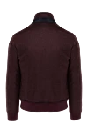 Monteverdi Wool and cashmere jacket burgundy for men - 95% wool, 5% cashmere. Closure: Zipper. Two side pockets. Country of manufacture: Italy. Care: specialized cleaning - photo 7