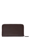 Cesare di Napoli Brown men's saffiano leather clutch - Textured leather. 100% saffiano leather. Closure: Zipper. Two compartmentss. Country of manufacture: Italy. Care: specialized cleaning - photo 3