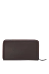 Cesare di Napoli Men's clutch bag made of genuine leather brown - 100% genuine leather. Closure: Zipper. Two compartments. Country of manufacture: Italy. Care: specialized cleaning - photo 1