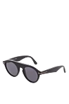 Tom Ford Sunglasses made of metal and plastic, black, for men - fantasy shape of the Frame. UV protection. plastic, metal. Country of manufacture: Italy. Care: specialized cleaning - photo 3