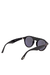 Black men's metal and plastic sunglasses for sun protection Tom Ford - fantasy shape of the Frame. UV protection. plastic, metal. Country of manufacture: Italy. Care: specialized cleaning - photo 4