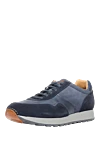 Magnanni Gray suede sneakers for men - contrast sole, suede. lacing. height 2 cm. Country of manufacture: Italy. Care: specialized cleaning - photo 3