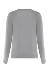 Grey cashmere womens jumper with a V-neckline Casheart - V-neck. 100% cashmere. Country of manufacture: Italy. Care: specialized cleaning - photo 6