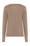 Brown cashmere jumper for women Casheart - V-neck. 100% cashmere. Country of manufacture: Italy. Care: specialized cleaning - photo 6