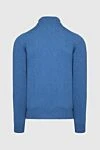 Men's cashmere cardigan blue Casheart - Composition: 100% cashmere. Closure: Zipper. Country of manufacture: Italy. Care: specialized cleaning - photo 6