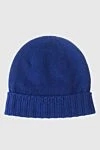 Casheart Blue cashmere hat for men - Lapel. 100% cashmere. Country of manufacture: Italy. Care: specialized cleaning - photo 3