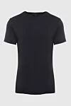 Derek Rose T-shirt made of micromodal and elastane, black for men - Composition: 94% micromodal, 6% elastane. Country of manufacture: Italy. Care: specialized cleaning - photo 1