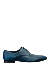 Barrett Blue leather men's shoes - Textured leather. 100% leather. Lace-up. Interior: Leather. Insole: Leather. Heel height: 2cm. Outsole: Other materials. Country of manufacture: Italy. Care: specialized cleaning - photo 1