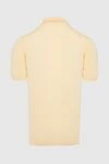 Kiton Cotton polo yellow for men - 100% cotton. Buttons. Country of manufacture: Italy. Care: specialized cleaning - photo 5