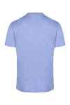 Blue cotton T-shirt for men Orian - 100% cotton. Country of manufacture: Italy. Care: specialized cleaning - photo 6