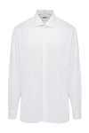 Alessandro Gherardi White cotton shirt for men - 100% cotton. Closure: buttons. Country of manufacture: Italy. Care: specialized cleaning - photo 1