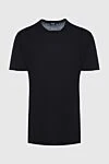 Tombolini Black cotton T-shirt for men - 100% cotton. Country of manufacture: Italy. Care: specialized cleaning - photo 1