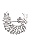 Annabella Gray metal Brooch for women - crystals. 100% metal. Country of manufacture: Italy. Care: specialized cleaning - photo 3