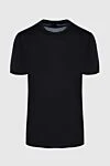 Billionaire Black cotton T-shirt for men - logo print. 100% cotton. Country of manufacture: Italy. Care: specialized cleaning - photo 1