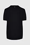 Black cotton T-shirt for men Billionaire - logo print. 100% cotton. Country of manufacture: Italy. Care: specialized cleaning - photo 6