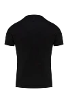 Black cotton T-shirt for men Billionaire - logo embroidery. 100% cotton. Country of manufacture: Italy. Care: specialized cleaning - photo 6