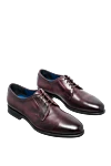 Cesare di Napoli Shoes for men made of leather burgundy - 100% leather. Lace-up. Interior: Leather. Insole: Leather. Heel height: 2cm. Outsole: Other materials. Country of manufacture: Italy. Care: specialized cleaning - photo 3