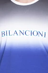 Bilancioni Футболка з бавовни та еластану синя чоловіча - 90% бавовна, 10% еластан. принт логотипу. Країна виробник: Італія. Догляд: спеціалізоване чищення - фото 5