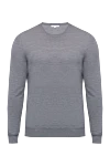 Bilancioni Gray cotton jumper for men - 100% cotton. Country of manufacture: Italy. Care: specialized cleaning - photo 1