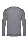 Gray cotton jumper for men Bilancioni - 100% cotton. Country of manufacture: Italy. Care: specialized cleaning - photo 6