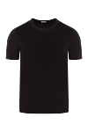 Dolce & Gabbana Футболка из хлопка бордовая мужская - 100% хлопок. Страна производитель: Италия. Уход: специализированная чистка - фото 1