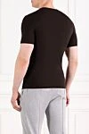 Футболка из хлопка бордовая мужская Dolce & Gabbana - 100% хлопок. Страна производитель: Италия. Уход: специализированная чистка - фото 4