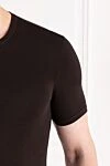Dolce & Gabbana Футболка из хлопка бордовая мужская - 100% хлопок. Страна производитель: Италия. Уход: специализированная чистка - фото 5