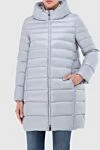 Peserico White polyamide down jacket for women - hood. 100% polyamide. Closure: zipper. two side pockets. Insulation: down. Country of manufacture: Italy. Care: specialized cleaning - photo 3