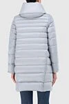 White polyamide down jacket for women Peserico - hood. 100% polyamide. Closure: zipper. two side pockets. Insulation: down. Country of manufacture: Italy. Care: specialized cleaning - photo 4