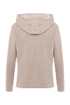 Hoodie made of cotton and elastane beige for women Peserico - hood, drawstring closure,. 92% cotton, 8% elastane. Country of manufacture: Italy. Care: specialized cleaning - photo 6