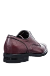 Shoes for men made of leather burgundy Cesare di Napoli - Perforation. 100% leather. Lace-up. Interior trim: Fur. Insole: Leather. Heel height: 3cm. Outsole: Other materials. Country of manufacture: Italy. Care: specialized cleaning - photo 4