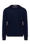 Brunello Cucinelli Long sleeve wool and cashmere sweater for men black - 10% cashmere, 90% wool. Country of manufacture: Italy. Care: specialized cleaning - photo 1