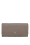 Aspinal of London Beige leather wallet for women - logo, textured leather. 100% leather. button, zipper. Country of manufacture: Italy. Care: specialized cleaning - photo 1