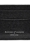 Візитниця зі шкіри чорна жіноча Aspinal of London - напилення, металевий логотип. 100% шкіра. Країна виробник: Італія. Догляд: спеціалізоване чищення - фото 4