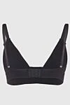 Women's bra with soft cups, black Organic Basics - cotton, elastane. Fastener: hooks. straps. Country of manufacture: Italy. Care: specialized cleaning - photo 2