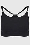 Organic Basics Top black for women - 82% cotton, 12% silver thread, 6% elastane. Country of manufacture: Italy. Care: specialized cleaning - photo 1