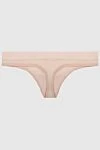 Women's classic thong panties beige Organic Basics - cotton, elastane. Country of manufacture: Italy. Care: specialized cleaning - photo 2