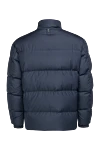 Billionaire Men's down jacket made of polyester blue - Brand Logo. 100% polyester. Closure: Zipper. Two side pockets, two inside pockets. Lining: 55% polyester, 45% viscose. Insulation: 100% polyester. Country of manufacture: Italy. Care: specialized cleaning - photo 7