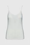 Max&Moi White viscose top for women - 100% viscose. Country of manufacture: Italy. Care: specialized cleaning - photo 1