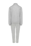 Men's sports suit made of cashmere, cotton and polyamide gray Brunello Cucinelli - 57% cashmere, 40% cotton, 3% polyamide. Closure: Drawstring, zipper. Four side pockets. Country of manufacture: Italy. Care: specialized cleaning - photo 6