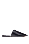 Saint Laurent Black leather mules for women - genuine leather. Country of manufacture: Italy. Care: specialized cleaning - photo 1