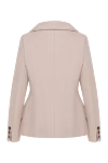 Beige silk jacket for women Dior - contrasting buttons. 100% silk. Closure: buttons. two external side pockets with flaps. Country of manufacture: Italy. Care: specialized cleaning - photo 6