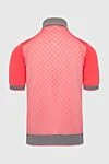 Коралове поло із трикотажу з геометричним принтом Stefano Ricci - Візерунок