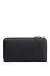 Pellettieri di Parma Men's clutch bag made of genuine leather black - Brand Emblem. 100% genuine leather. Closure: Zipper. Two compartments. Country of manufacture: Italy. Care: specialized cleaning - photo 3