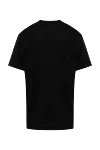 Black cotton T-shirt for men Dolce & Gabbana - logo print. 100% cotton. Country of manufacture: Italy. Care: specialized cleaning - photo 6