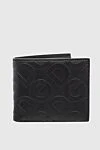 Dolce & Gabbana Black leather wallet for men - Textured leather with brand logo. 100% genuine leather. Compartment for banknotes, compartment for cards. Country of manufacture: Italy. Care: specialized cleaning - photo 1