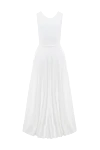 Chiara Boni White polyamide and elastane dress for women - zipper. lace. 72% polyester, 28% elastane. Country of manufacture: Italy. Care: specialized cleaning - photo 7