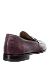 Leather loafers burgundy for men Barrett - Decor: contrast sole, buckle. Composition: 100% leather. Insole: leather. Sole Height: Heel Height 2cm. Country of manufacture: Italy. Care: specialized cleaning - photo 4