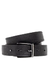 Brunello Cucinelli Women's classic leather belt black - 100% genuine leather. buckle. Width: 2 cm. Country of manufacture: Italy. Care: specialized cleaning - photo 1