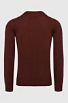 Cashmere burgundy jumper for men Brunello Cucinelli - 100% cashmere. Country of manufacture: Italy. Care: specialized cleaning - photo 6